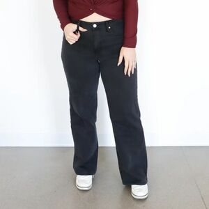 RFM wide leg black jeans. Size 13. Please read sizing chart.